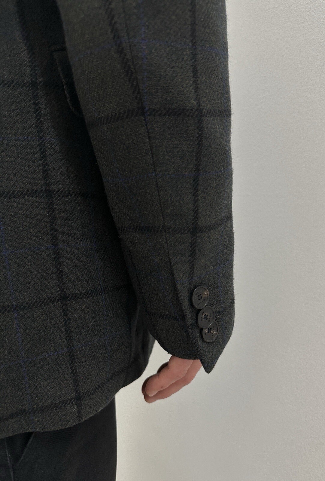 Etro Milano Blazer Wool Coat Jacket Men Plaid Italy Rare size EU-50 / US-40 image 9