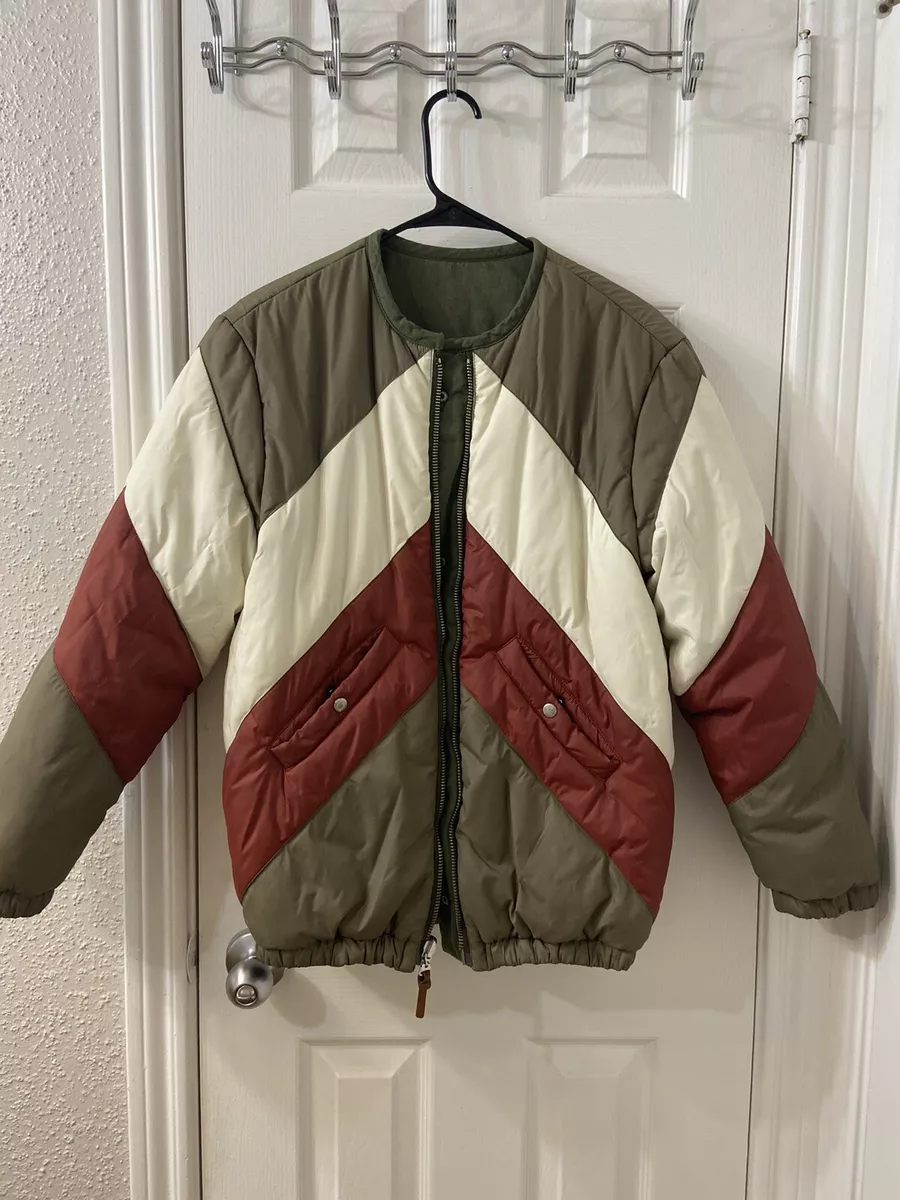 Isabel Marant Colorblock Thick Bomber Jacket Sz 34