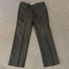 Vtg Gray Wool Blend Seamed Men’s Dress Pants Sz 35x30 A2925 — photo 1