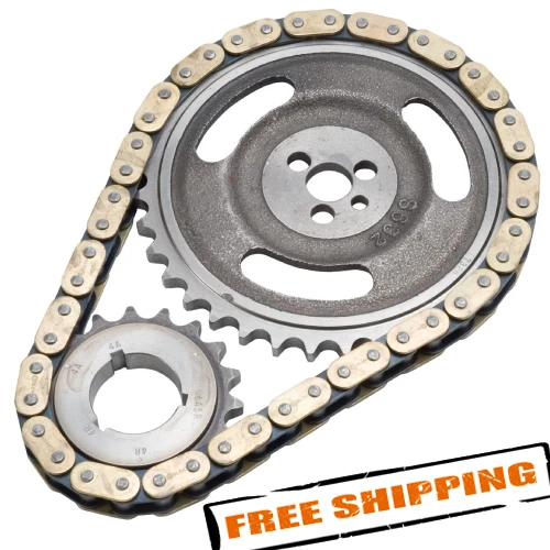 Juego de cadena de distribución ajustable True-Roller Edelbrock 7801 Performer-Link Foto 2 de 4