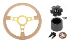 Camel Thin Grip Gold Spoke Formula Steering Wheel Kit 1972-80 Firebirdtrans Am