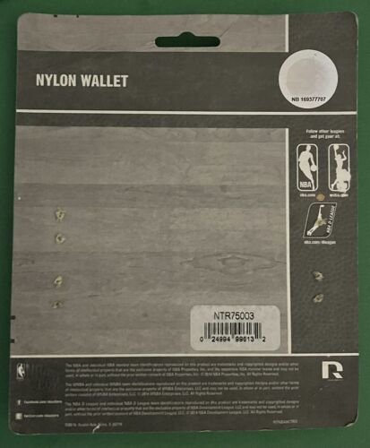 NBA Rico Industries Nylon Trifold Wallet LA Los Angeles Clippers Team - Picture 3 of 3