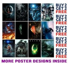 Listing image for ALIENS POSTER ART PRINTS PREDATOR A4 A3 SIZE BUY 2 GET ANY 2 FREE
