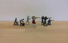 Blei/Zinnfiguren halbplastische frz. Infanterie 1WK von CBG Mignot