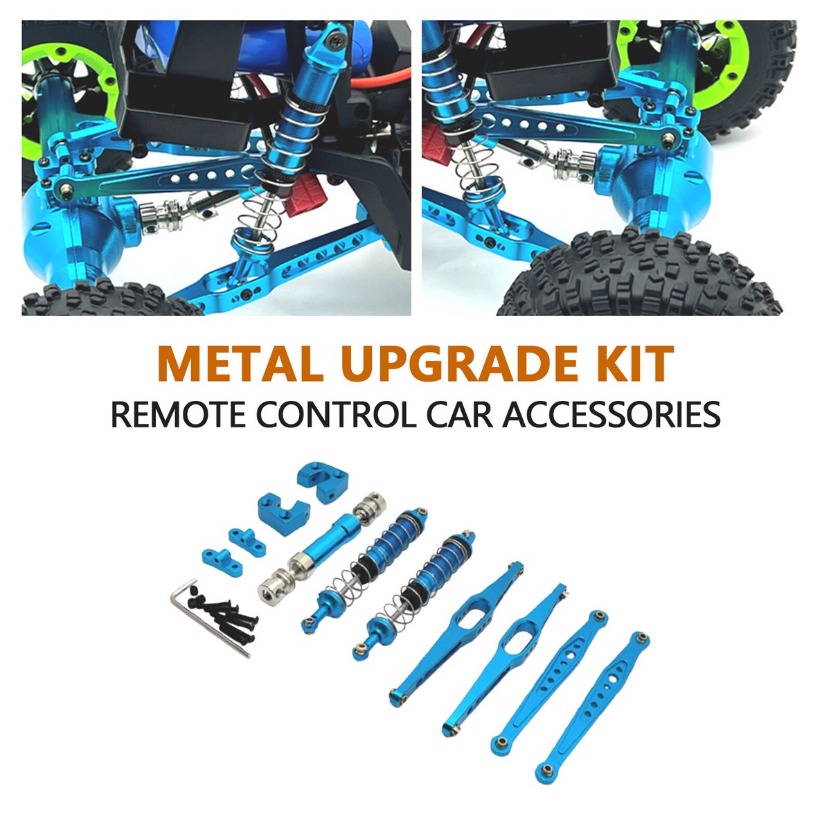 For WLtoys 1/12 124006 12428 12429 12423 12427 Aluminum metal