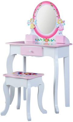 childrens dressing tables with mirror and stool