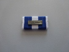 NATO Einsatzmedaille Ordensspange BW-Format KOSOVO mit Auflage