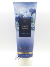 BATH  BODY WORKS DENIM  DAISIES BODY CREAM 8 OZ