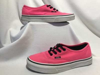 hot pink vans slip ons