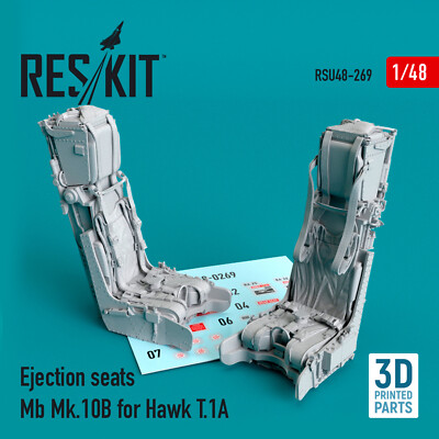 Reskit RSU48-0269 1:48 Ejection seats Mb Mk.10B for Hawk T.1A 3D Printing