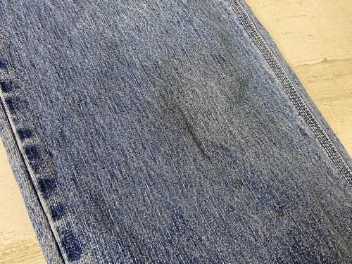 Vtg Calvin Klein Bib Overalls Womens Sz P Blue Relaxed Carpenter Loop Y2K - Picture 17 of 17