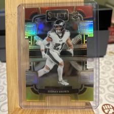 Sydney Brown 2023 Select Rookie Red Yellow Die-Cut  Eagles #80