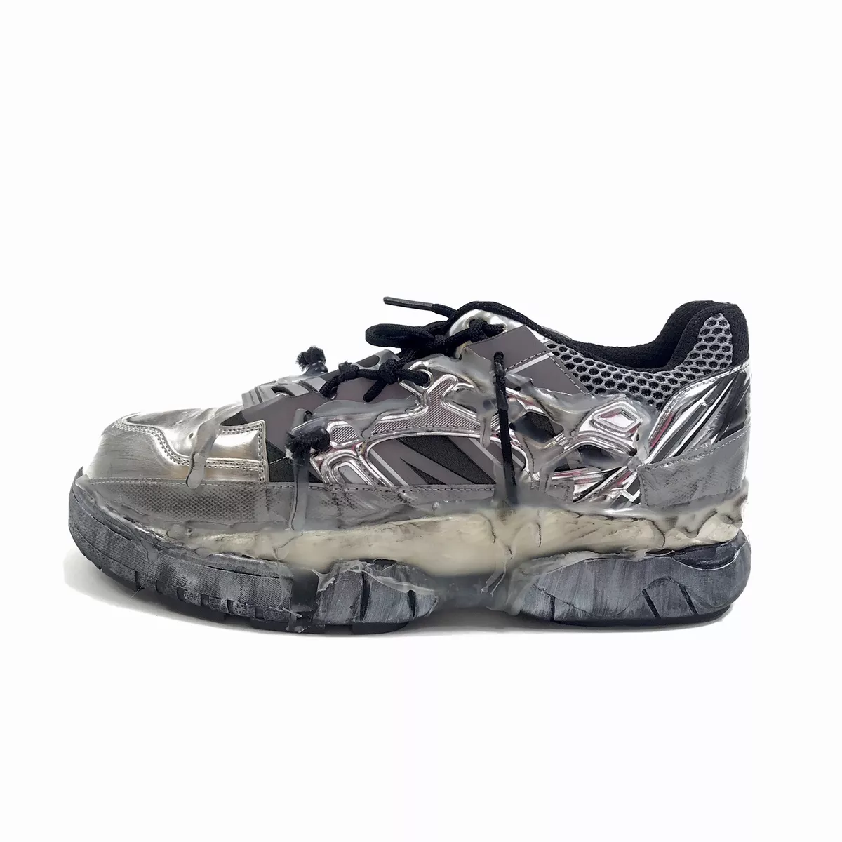 sommer tiger I stor skala MAISON MARGIELA FUSION METALLIC MAKEOVER SNEAKERS SIZE: 43 / UK9 | eBay