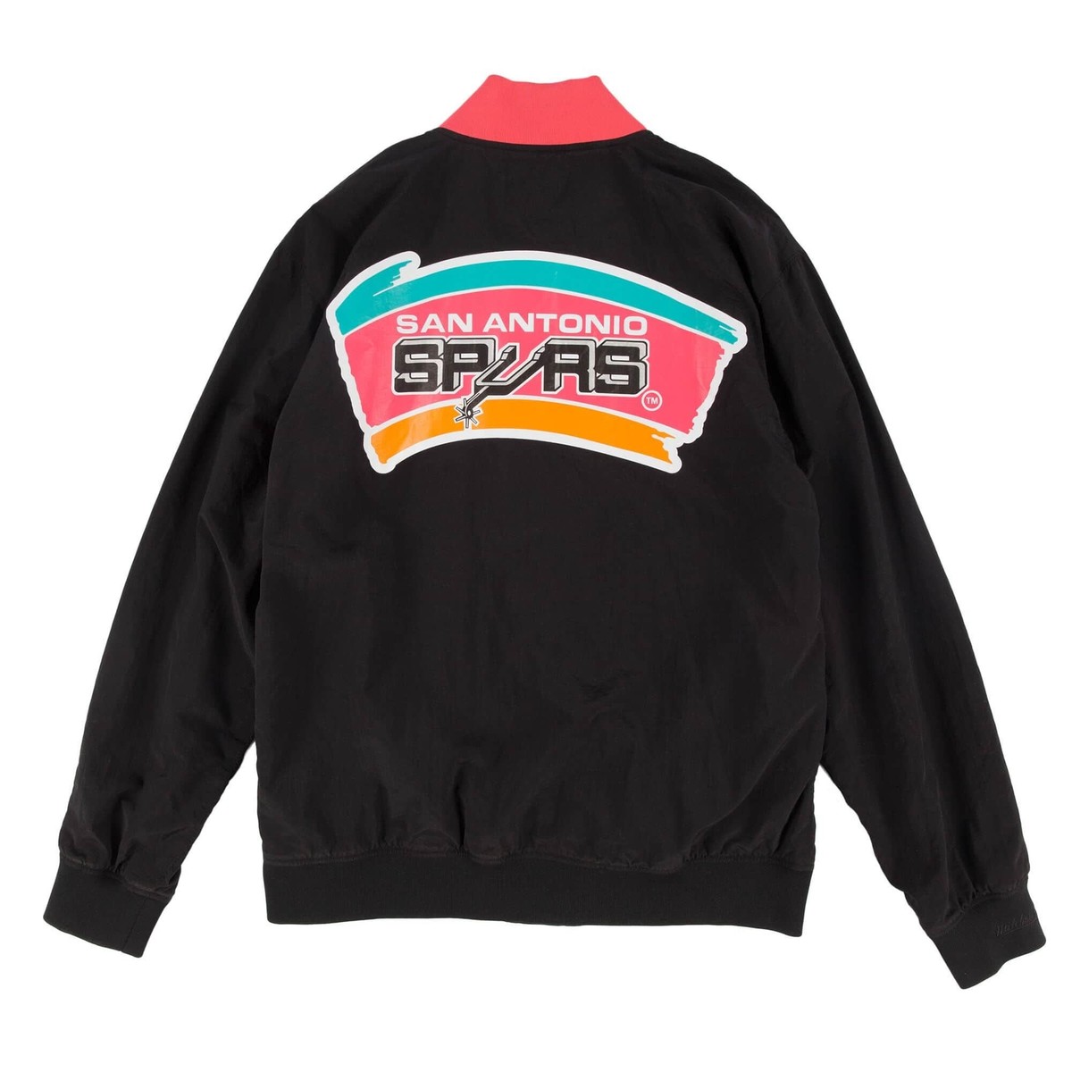 Mens Mitchell & Ness NBA AUTHENTIC WARM UP JACKET - SAN ANTONIO