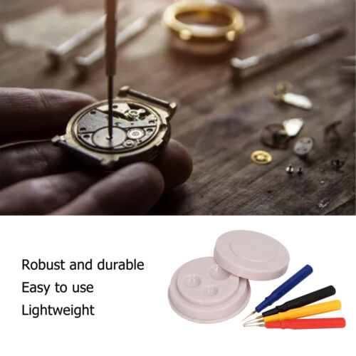 4 pièces aiguille stylo à huile avec tasse d'huile montre montre horloge kit d'outils de réparation pour horlogers - Photo 1 sur 5
