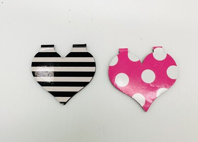 Me And My Big Ideas Create 365 Collection Two Magnetic Book Page Markers Hearts
