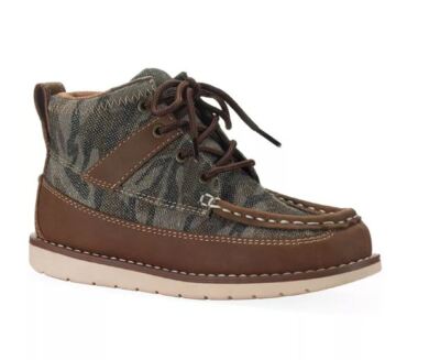 Sun + Stone Camo Kohen Chukka Sz. 10‎ Boot Sun Stone Boots Mens 9.5 Kohen Camo Lace Up Chukka Moc Toe  main image 2