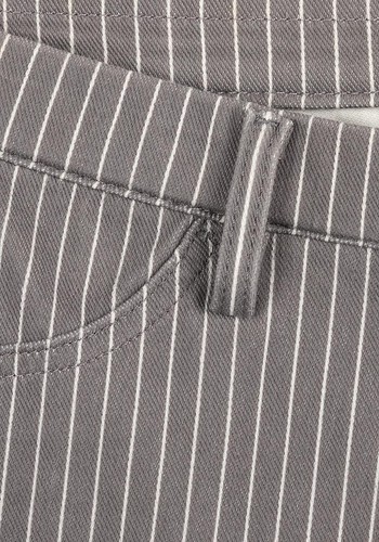 Ladies Stripe Jeggings in Light Grey, Dark Grey or Blue Sizes 8/10 - 14/16 - Picture 4 of 10