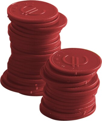 Hendi Pfandmünzen, Number of Pieces: 100 ø0 31/32in, ABS Plastic Pfandbecher