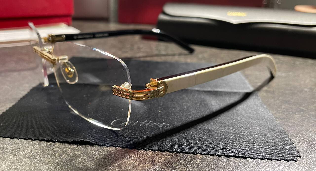 100 Authentic Cartier Eyeglasses CT0286O Original Lens Buffalo