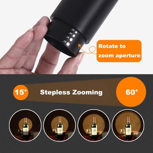 COB LED Ceiling Light Aperture Zooming Lamp Fixture 3-CCT Art Picture Lighting - Picture 3 of 18