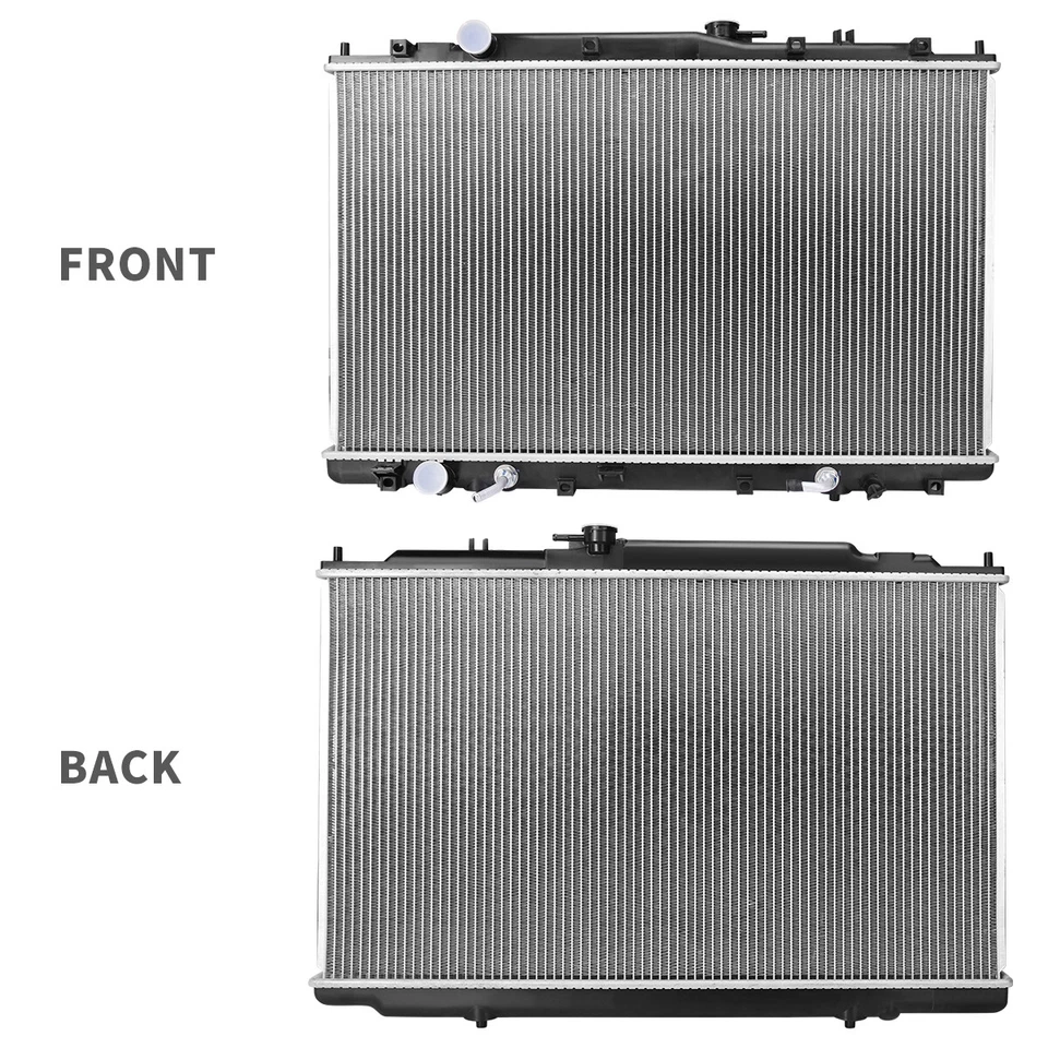 Radiador de aluminio para Honda Odyssey 1999-2004 3,5 L V6 1999 Isuzu Oasis 2,3 L l4 Foto 2 de 4