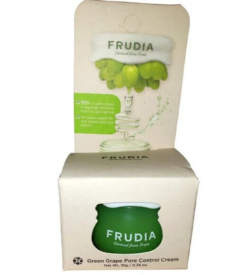 Welcos FRUDIA Green Grape Pore Control Cream Travel Size .35 Oz BNIB