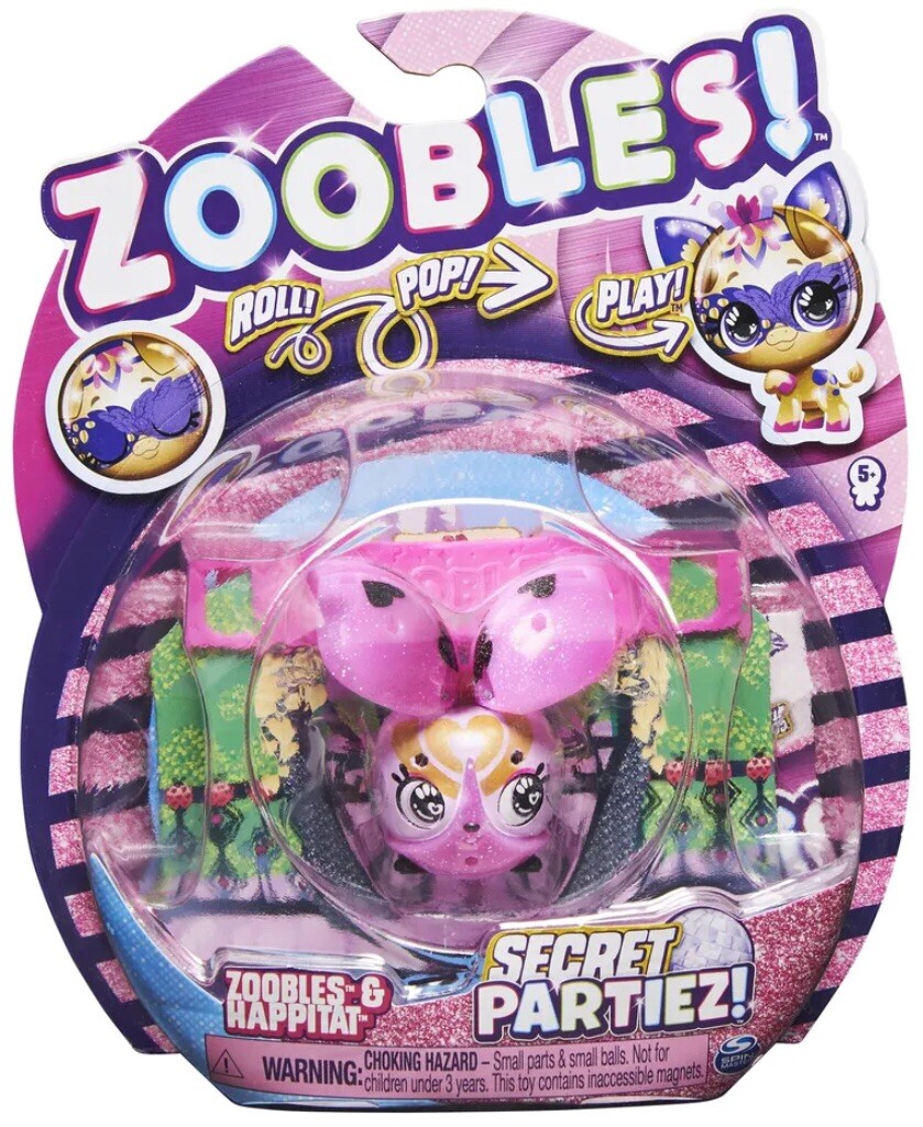 ZOOBLES figure Animals Secret Partiez, 2 series Spin Master 1