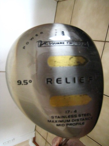 Square Two Rough Relief Driver Golf Club_9.5 ,Regular Flex Graphite Shaft, #1, - Picture 2 of 7