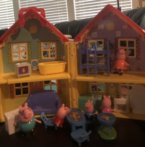 peppa pig grandma and grandpa house set