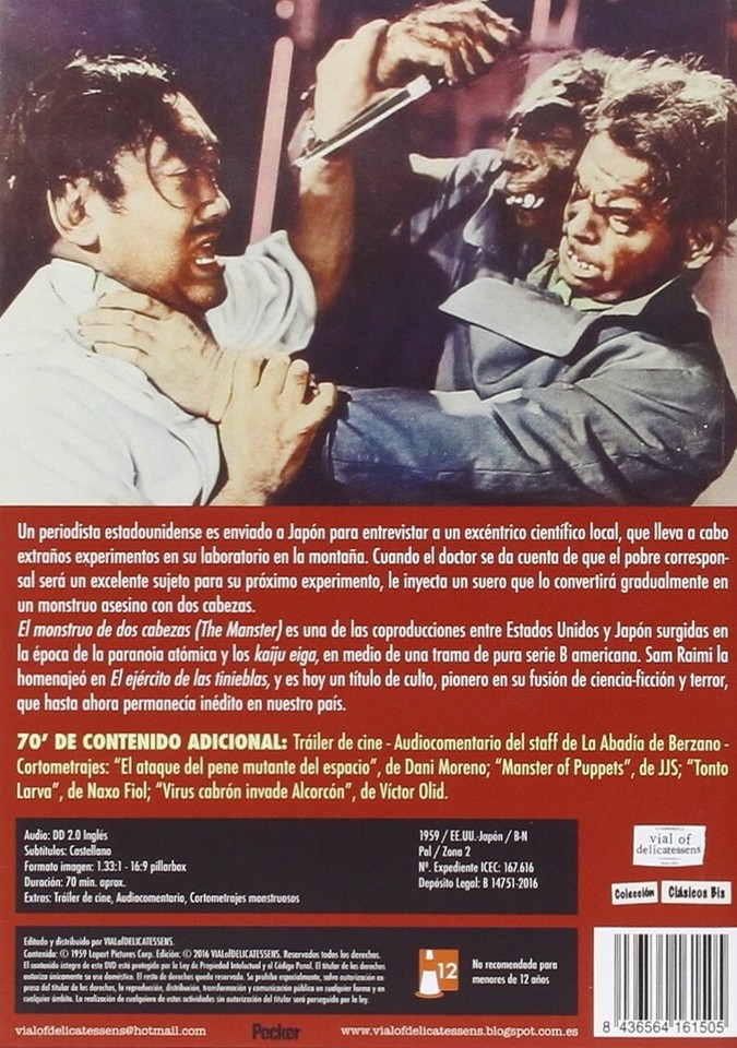 El monstruo de dos cabezas [DVD] eBay