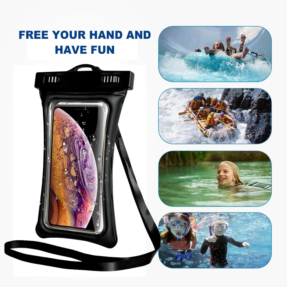 Natación Surf Impermeable Bolsa Seca Bolsa Flotante Estuche Cubierta para iPhone Samsung Foto 4 de 4