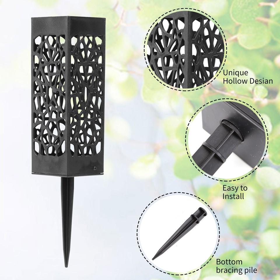 Grave Vase 1/2/4 Pcs Memorial Cemetery Floral Holder Graves Decor