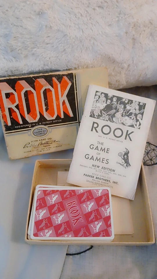 Vintage Rook Card Game - 1943 - Parker Brothers - Playing Cards - Unused Rules - Image 2 of 3