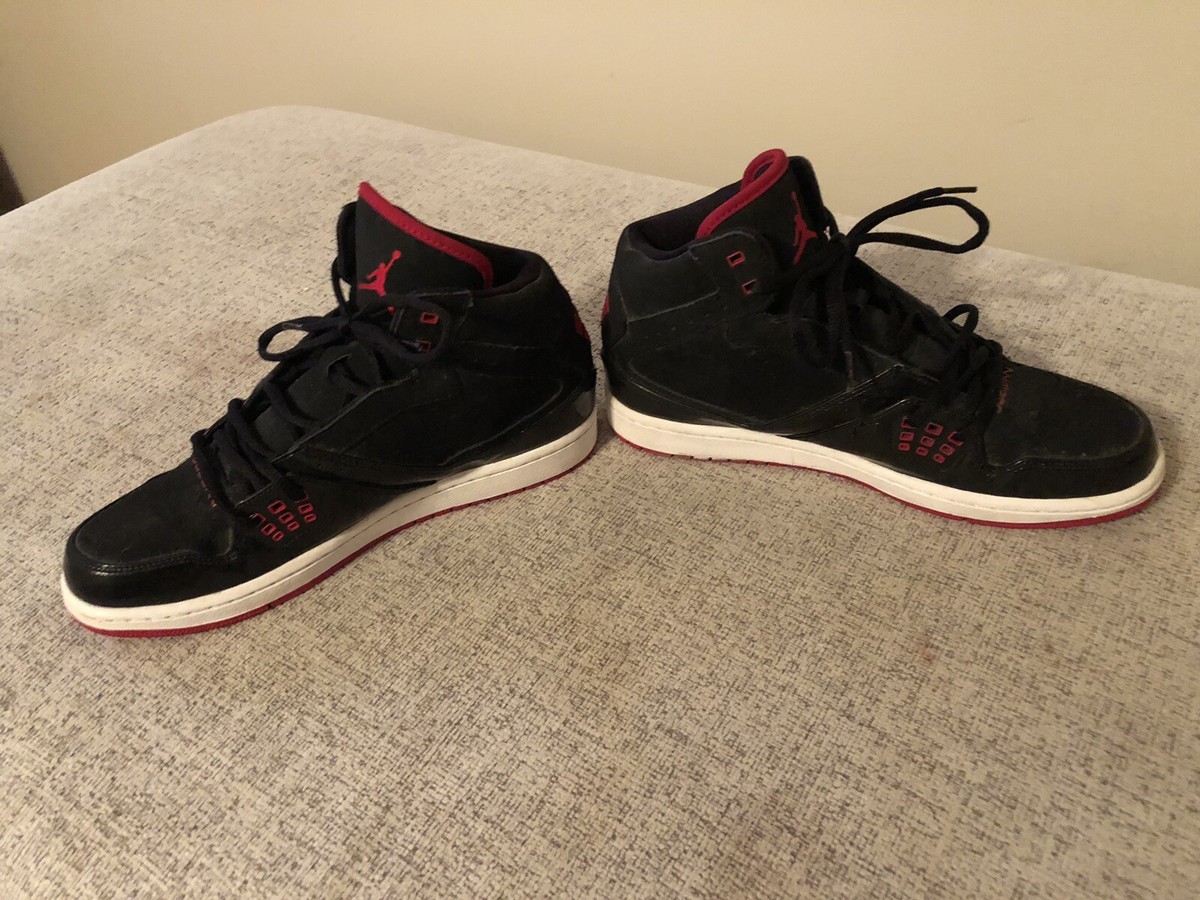 Nike Air Jordan 1 Flight Basketball Shoes Men Size 10 Black