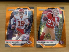 2024 Prizm NFL Football Orange Disco Parallels Complete Your Set Pick Your Card