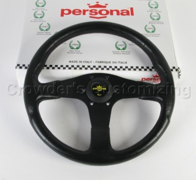 Personal Steering Wheel - Blitz - 350 mm Black Polyurethane with