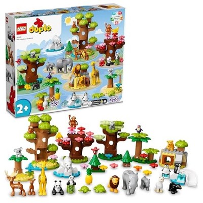 LEGO Duplo Wild Animals of the World 10975 Toys Building Blocks w/Sound Blocks
