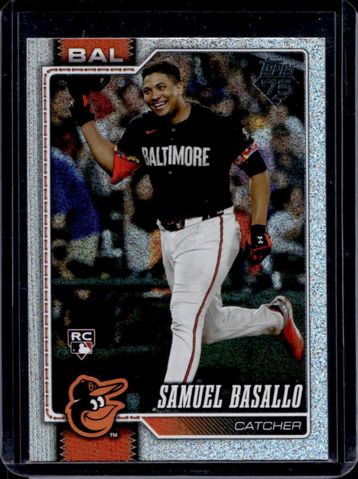 2026 Topps Samuel Basallo RC Sandglitter Rookie #104 Orioles