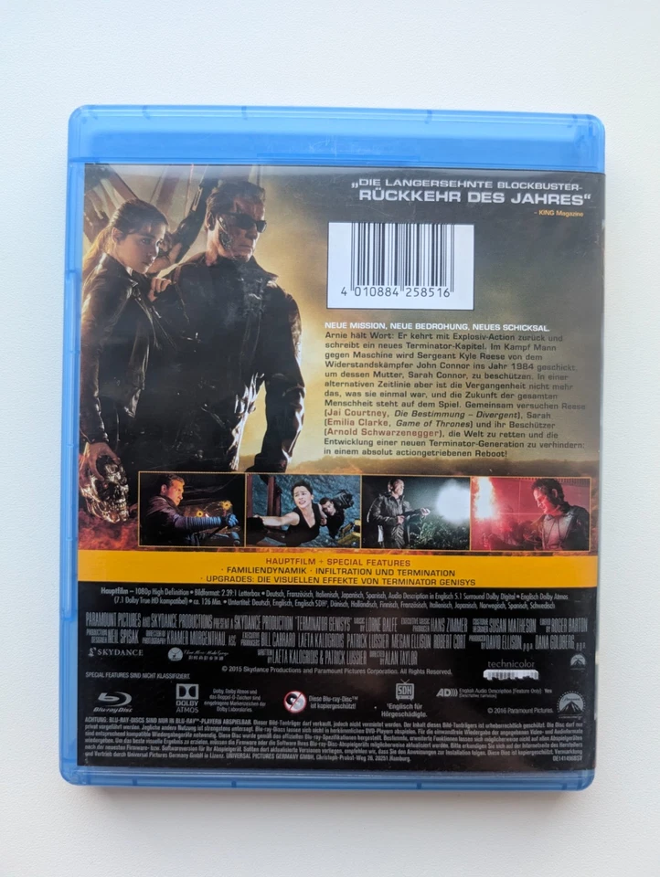 Terminator: Genisys Bluray - Bild 3 von 3