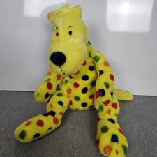 Kohls Cares Put Me In The Zoo Yellow Polka Dot Dog Plush Stuffed Animal Toy