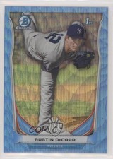 2014 Bowman Draft Chrome Blue Wave Refractor Austin DeCarr #CDP60 3o2
