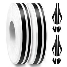 Car Pinstripe Tape, 2 Rolls x 32Ft Pinstriping Automotive Tape Racing black