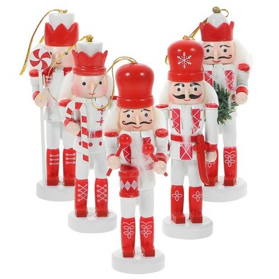 5 Pcs Nussknacker-spielzeug Nussknacker-anhänger Nussknacker-Statue