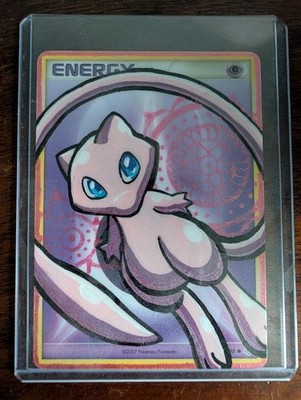Mew Psychic Energy Custom Handbemalte Pokemon Karte Alter 1/1 - KOSTENLOSER VERSAND 