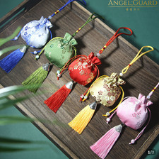  Set of 3 Korean Traditional Lucky Pouch "Bokjumeoni" - 3 Vibrant Colors