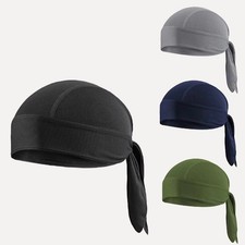 Men's Cycling Durag Breathable Mesh Pirate Bandana Sweat Absorbent Skull