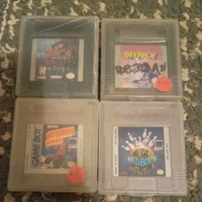 Gameboy DMG / GBC Bundle: Turok 2, World Bowling, Motocross Maniacs, Paperboy