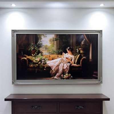 55,65 &75Contemporary frame for TCL Nxt frame,Antique Silver finish,TCL frame Tv