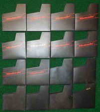 16 NES Dust Cover OEM Nintendo Game Sleeve Original Black  Logos Authentic